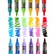 KINGART® PRO Acrylic Brush Pens, 12 Vibrant Colors, Flexible Brush Tip with Blendable Ink